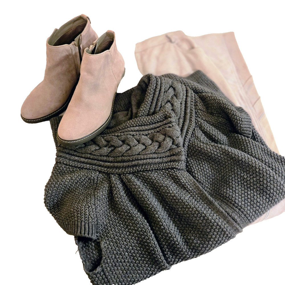 Alberta Ferretti vintage detailed suede leather size 6 pant Y2K NWT - Picture 2 of 14